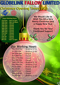 Our Christmas Working Hours 2021
